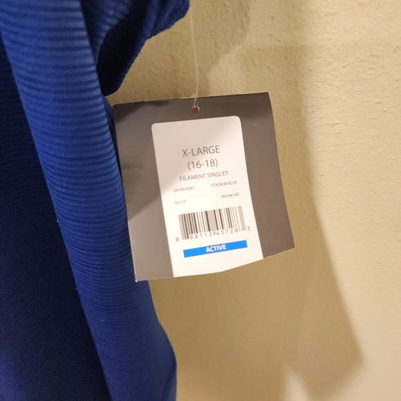 AVIA Women's Blue Athletic Tank Top Size XL NWT - Picture 3 of 11